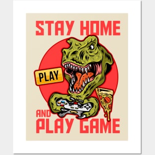 dino play games Posters and Art